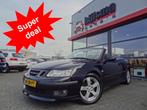 Saab 9-3 Cabrio 2.8 V6 T Aero | Cruise | LMV | Trekhaak | Is, Gebruikt, 1675 kg, 4 stoelen, Zwart