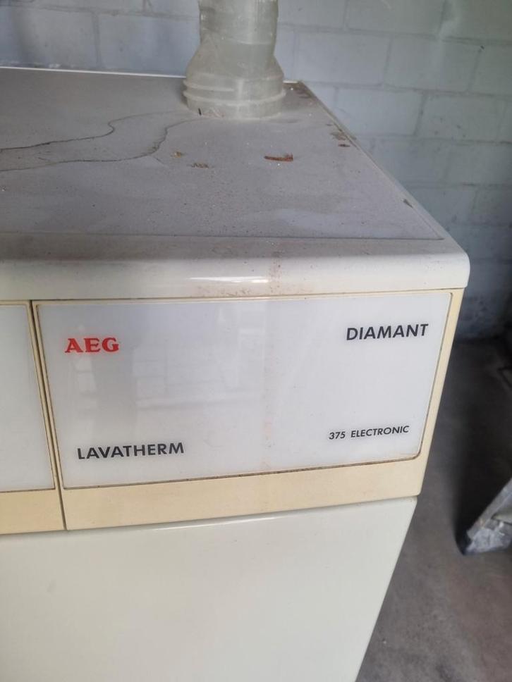 AEG Lavatherm Diamant 375 Electronic Droger, Witgoed en Apparatuur, Wasdrogers, Gebruikt, Luchtafvoer, Voorlader, 6 tot 8 kg, 85 tot 90 cm