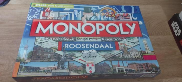 bordspel seal Monopoly Roosendaal Monopolie gelimiteerd, Hobby en Vrije tijd, Gezelschapsspellen | Bordspellen, Nieuw, Een of twee spelers