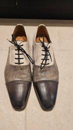 Magnanni leren Heren schoenen maat 42, Zwart, Ophalen of Verzenden, Magnanni, Gedragen