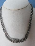 Antieke hals ketting in zilver - 19e eeuw / begin 20e eeuw, Ophalen of Verzenden, Zilver, Ketting