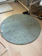 Ikea vloerkleed 130cm rond grijsgroen, Ophalen, Gebruikt, Rond, Groen