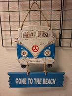 Volkswagen T1 blauw wandbord, Huis en Inrichting, Woonaccessoires | Wanddecoraties, Ophalen of Verzenden, Zo goed als nieuw