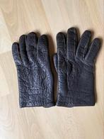 Laimbock donkergrijze leren handschoenen (gevoerd) mt 9 3/4, Handschoenen, Laimbock, Gedragen, Ophalen of Verzenden