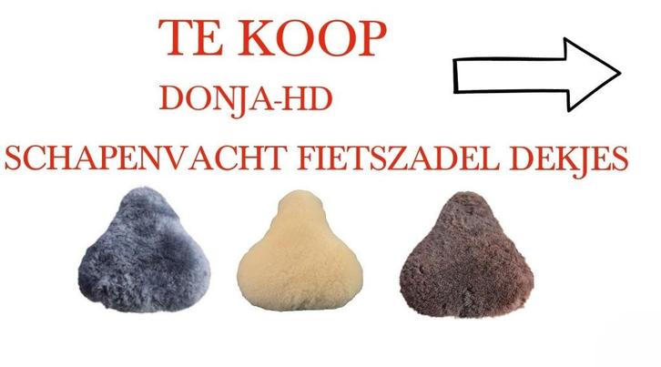 Donja HD fietszadel dekje schapenvacht fiets hoesje, Fietsen en Brommers, Fietsaccessoires | Fietskleding, Nieuw, Dames, Heren