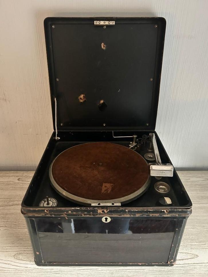 Philips 2901 - eerste platenspeler / grammofoon uit 1930, Antiek en Kunst, Antiek | Tv's en Audio, Ophalen