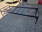 Bed 4stuks staal, Ophalen, Gebruikt, Eenpersoons, Zwart