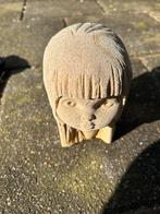 Stone art België prachtig kinderkopje steen zand, Antiek en Kunst, Kunst | Beelden en Houtsnijwerken, Ophalen of Verzenden