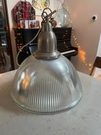 Mooie grote en stoere industriële plafondlamp, Huis en Inrichting, Ophalen, Zo goed als nieuw, Glas