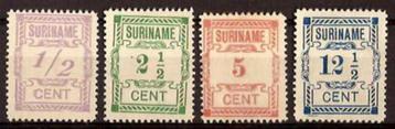 Suriname NVPH nr 65/8 postfris Hulpuitgifte 1912 beschikbaar voor biedingen