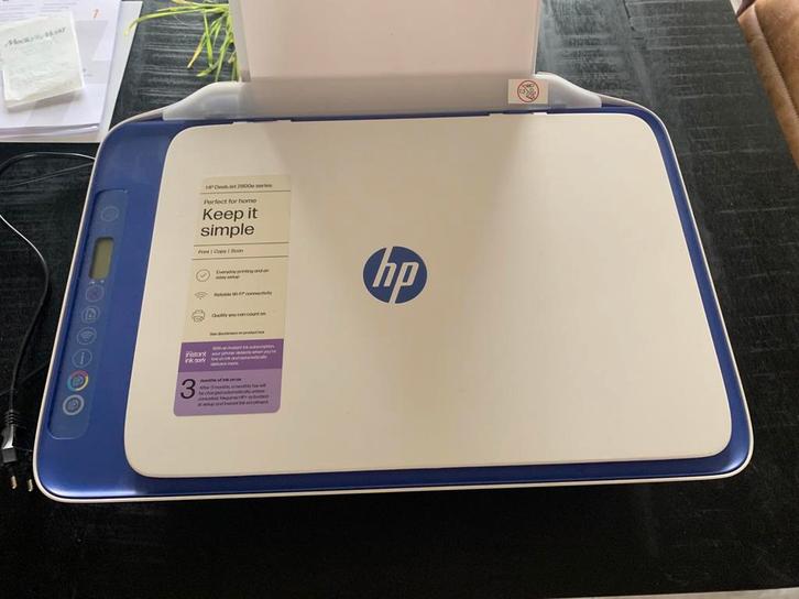 HP DeskJet 2821e - Zo goed als nieuw, Computers en Software, Printers, Zo goed als nieuw, All-in-one, Inkjetprinter, Kleur printen
