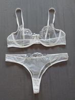 BH Setje met String, wit, XL, Ophalen of Verzenden, Wit, BH