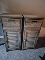 Twee Nachtkastjes, Huis en Inrichting, Slaapkamer | Nachtkastjes, Minder dan 45 cm, Ophalen of Verzenden, Zo goed als nieuw, Minder dan 55 cm