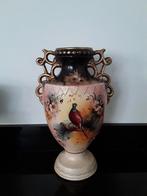 Antieke engelse barok vaas met jacht/fazantendecor, Antiek en Kunst, Antiek | Vazen, Verzenden