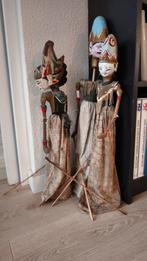 Vintage Wayang Golek Poppen Indonesië, Antiek en Kunst, Ophalen of Verzenden