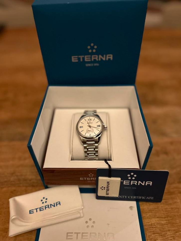 Nieuw Eterna Kontiki Horloge | zilverkleurig, unisex, Sieraden, Tassen en Uiterlijk, Horloges | Heren, Zo goed als nieuw, Overige merken