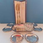 Lot zilver plated, slacouvert, wmf onderzetters etc, Ophalen of Verzenden, Zilver
