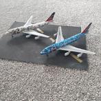 2x 1/400 Phoenix Boeing 747 JAL Disney, Ophalen of Verzenden, Schaalmodel, Zo goed als nieuw