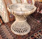Casa Moro Rattan side table Anisa Ø 42 cm round, Ophalen, Rond, Minder dan 50 cm, Zo goed als nieuw