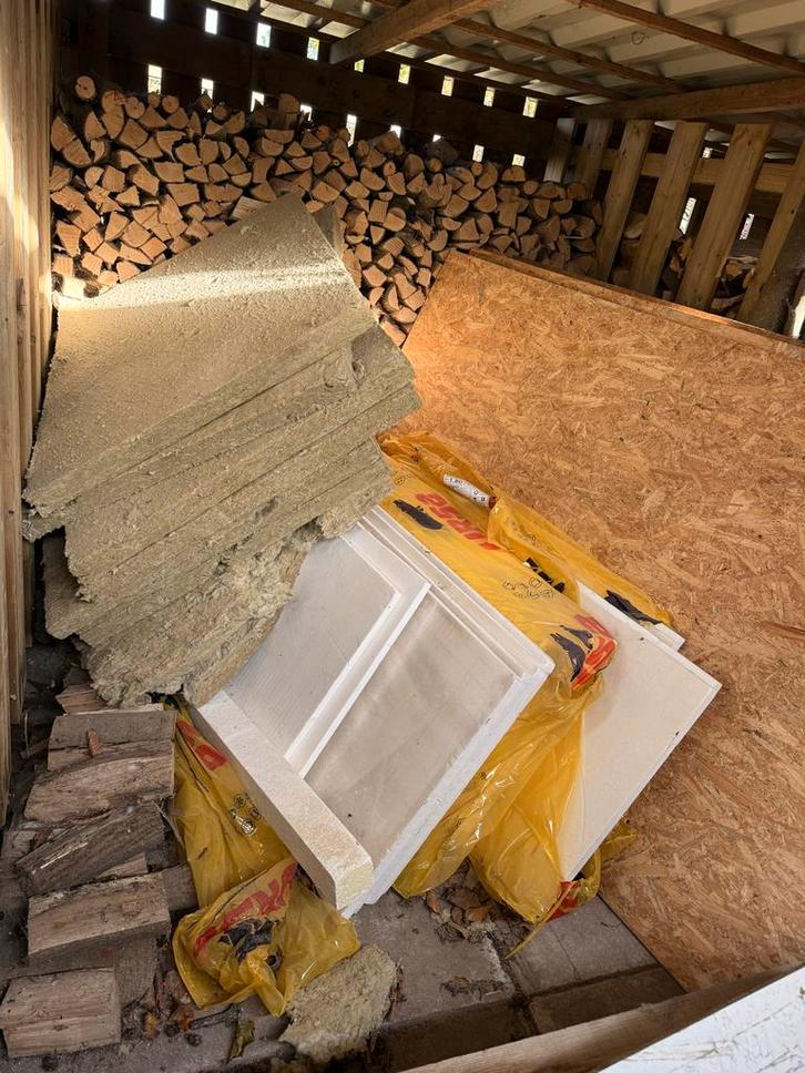 Isolatiemateriaal - Glaswol & Piepschuim, Doe-het-zelf en Verbouw, Isolatie en Afdichting, Gebruikt, Vloerisolatie, Glaswol, 8 tot 12 cm