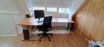 Verstelbaar bureau, zeer degelijk, Huis en Inrichting, Ophalen, In hoogte verstelbaar, Gebruikt, Bureau