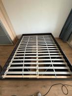 IKEA bedframe zwartbruin 160x200 + lades en lattenbodem, Ophalen, Zwart, Tweepersoons, Zo goed als nieuw