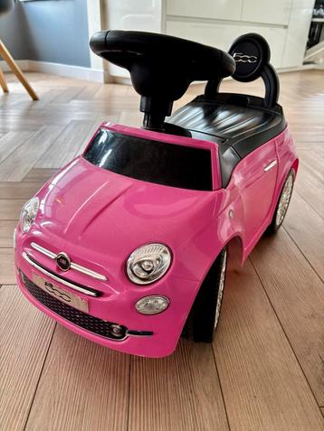 Roze Fiat 500 Loopauto voor Meisjes beschikbaar voor biedingen