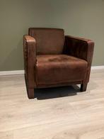 Bruine fauteuil, Huis en Inrichting, Fauteuils, Ophalen, Overige materialen, Gebruikt, 75 tot 100 cm