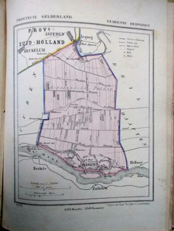102 /    Herwijnen Litho  1867  Kuyper GLD beschikbaar voor biedingen