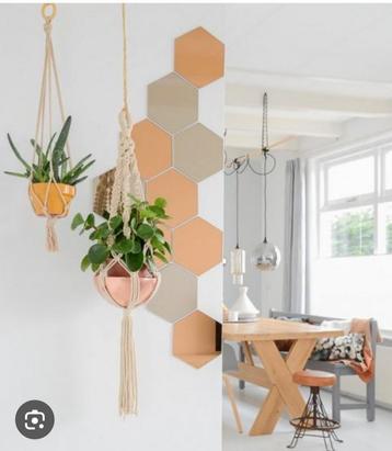 Ikea spiegels Hexagon.