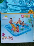 Intex zwembadje met glijbaan en sproeiers, Ophalen, Minder dan 80 cm, Zo goed als nieuw, Opzetzwembad