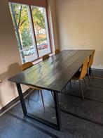 Eettafel 97cm bij 222,5cm, Huis en Inrichting, Tafels | Eettafels, Ophalen, Gebruikt, 200 cm of meer, 50 tot 100 cm