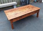 Houten salontafel met lades, Ophalen, Landelijk, Rechthoekig, Gebruikt