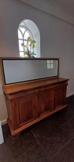 Mooi dressoir met mooie spiegel, Huis en Inrichting, Ophalen, Gebruikt, Teakhout, 150 tot 200 cm