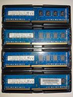 16GB (4x4GB) PC3-12800U CL11, Computers en Software, RAM geheugen, 16 GB, Desktop, Gebruikt, Ophalen of Verzenden
