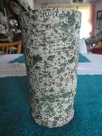 paars vintage vaasje op voet, hoogte 13 cm, Ophalen of Verzenden, Huis en Inrichting