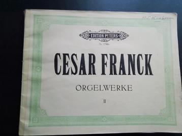 Cesar Franck Orgelwerke II PetersIn zeer goede staat beschikbaar voor biedingen