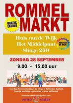 Rommelmarkt 28 september Rotterdam Zuidwijk, Slinge 250, Tickets en Kaartjes