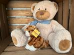 Grote Beer met poesje, Verzamelen, Beren en Cherished Teddies, Ophalen of Verzenden, Zo goed als nieuw, Stoffen beer, Overige merken