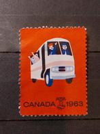 Canada Cinderella Sluitzegel 1963, Ophalen of Verzenden, Postfris, Noord-Amerika