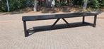 Kloostertafel de Luxe Supreme 400 x 115 x 77cm Zwart, 100 tot 150 cm, Ophalen of Verzenden, Vijf personen of meer, Rechthoekig