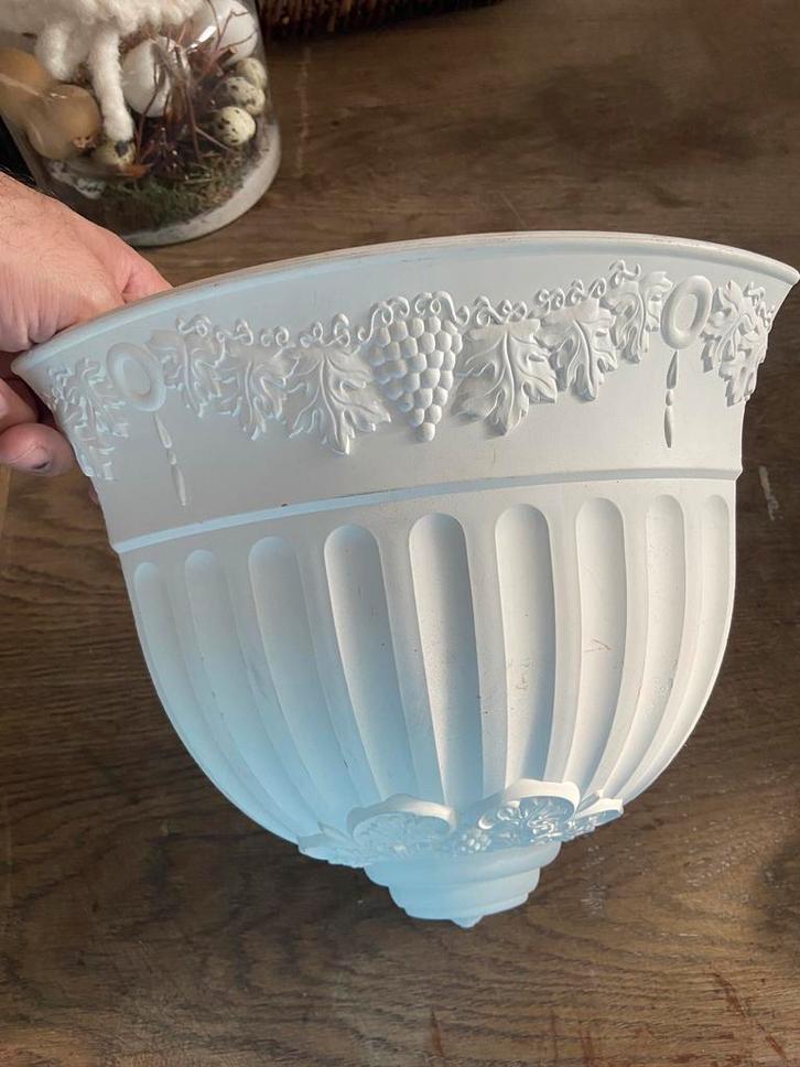 Hoek plantenbak hoek ornement bloembak, Tuin en Terras, Bloempotten, Aardewerk, Minder dan 40 cm, Minder dan 25 cm, Rond, Ophalen of Verzenden