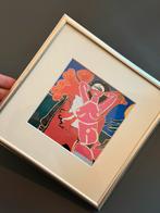 Kunstdruk Corneille 2004 | Vrouwelijk portret (ingelijst), Antiek en Kunst, Ophalen of Verzenden