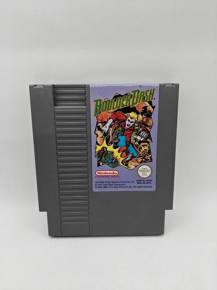 Boulder Dash NES, Spelcomputers en Games, Games | Nintendo NES, Zo goed als nieuw, Racen en Vliegen, 1 speler, Vanaf 3 jaar, Ophalen of Verzenden
