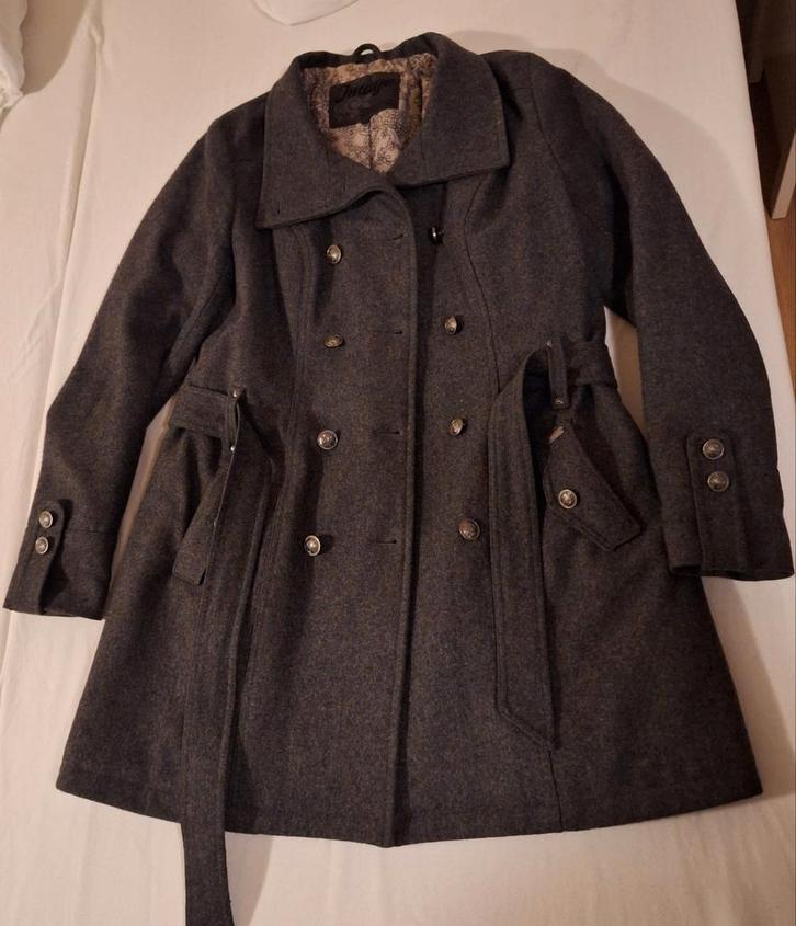 Grijze Image damesjas - Maat L, Kleding | Dames, Jassen | Winter, Gedragen, Maat 42/44 (L), Grijs, Ophalen of Verzenden