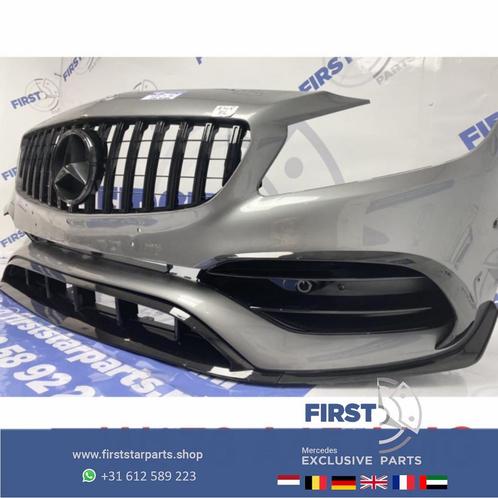 W176 A KLASSE FACELIFT A45 AMG VOORBUMPER GRIJS + GT GRIL AE, Auto-onderdelen, Carrosserie en Plaatwerk, Bumper, Mercedes-Benz