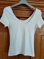 Wit Sport shirt, Mt.S, Kleding | Dames, Maat 38/40 (M), Wit, Ophalen of Verzenden, Zo goed als nieuw