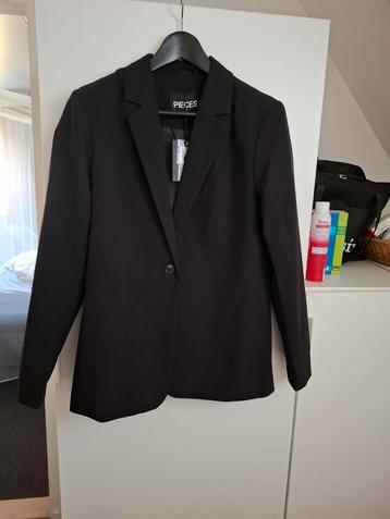pieces blazer zwart halflang m beschikbaar voor biedingen