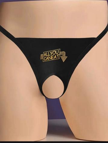 String met 'All You Can Eat' - T/M Maat L beschikbaar voor biedingen