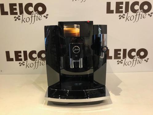 Jura E 8 EB Zwart, Witgoed en Apparatuur, Koffiezetapparaten, Refurbished, Gemalen koffie, Koffiebonen, Overige typen, Koffiemachine